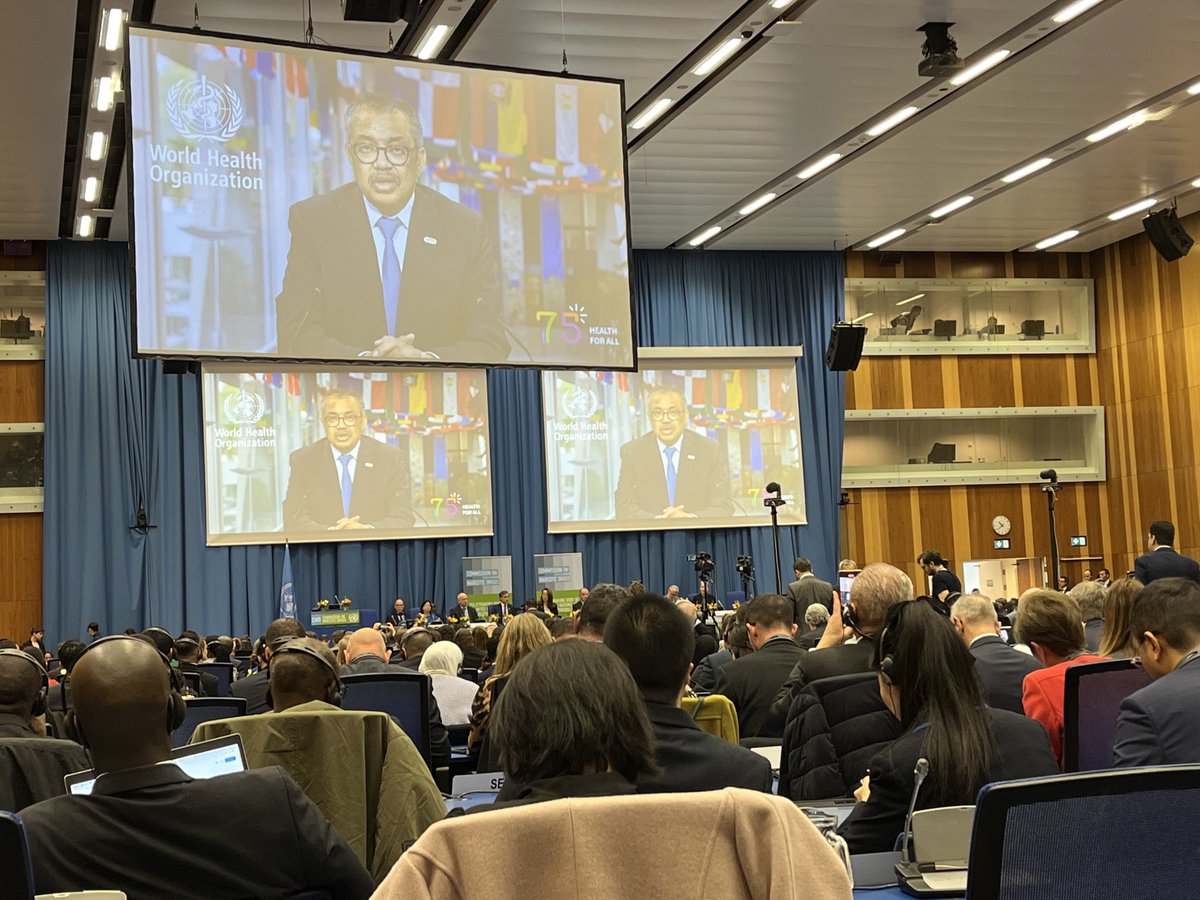IAHPC's tweet photo. “Millions of people die in severe pain because of unduly restrictive regulations.” ⁦@DrTedros⁩ endorsed principle of balance &amp; highlights need to > access to controlled medicines for #palliativecare in opening address to #CND66. Read @IAHPC statement https://t.co/mj4HYvFDJy https://t.co/p2NRrmsQCT