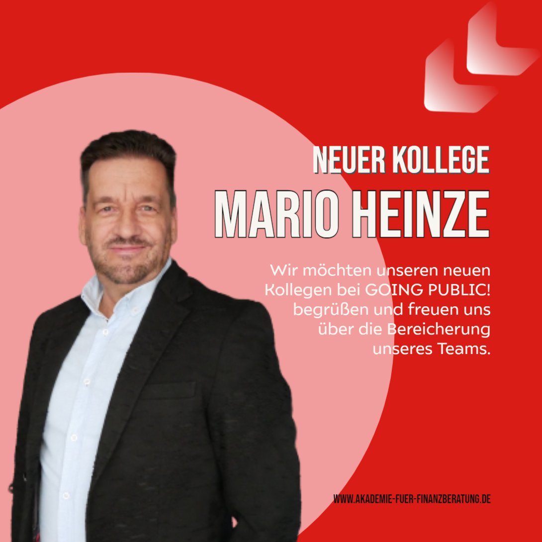 Akademie_FDL's tweet photo. Heute möchten wir ein besonderes Ereignis bei GOING PUBLIC! feiern: die Einstellung eines neuen Kollegen! Wir freuen uns über die Zusammenarbeit mit Herrn Mario Heinze.  #goingpublic! #weiterbildungversicherungen #weiterbildung #erfolg #unternehmertum #bildung #wachstum https://t.co/2Gx4J1Jdhz