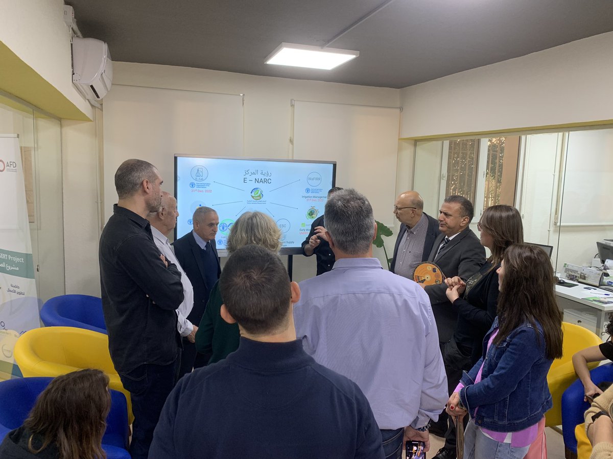 SilviaVanino's tweet photo. NARC Team show labs to @lenses_project partners in 4️⃣progress meeting in Jordan🇯🇴 https://t.co/aDsaErgsCX