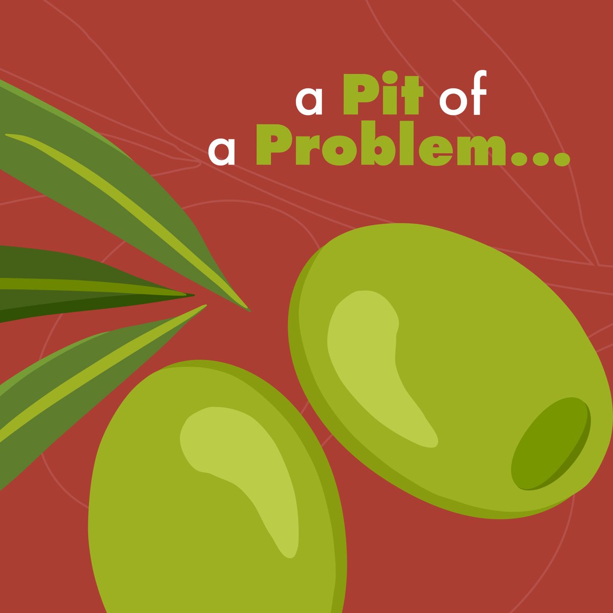 PaulMathewDDS's tweet photo. Just a reminder: Even pitted olives can contain pits or pit fragments. Bite down with care. It would be a pity to crack a tooth eating olives. https://t.co/ZEcmA6NOU9
