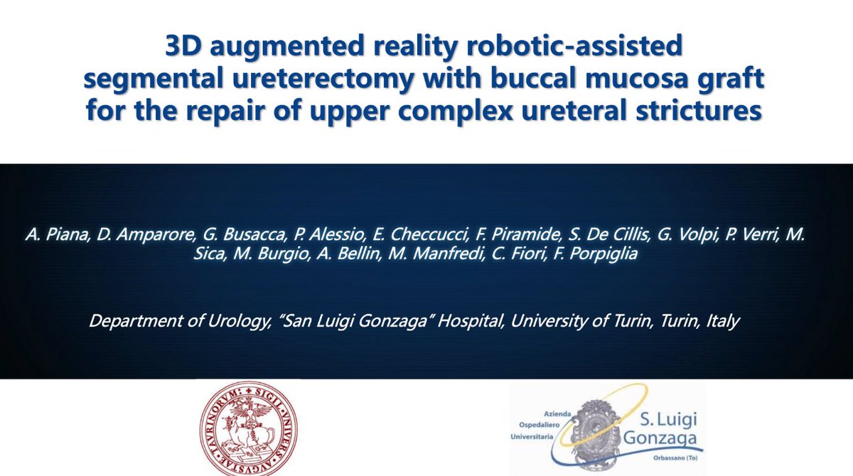 AlbertoPiana2's tweet photo. New application of 3D augmented reality showed at @EAU23: an easier localization of ureteral stricture may potentially avoid intraop ureteroscopy. And then? Buccal mucosa graft for repairing! @PorpigliaF @danieleamparore @EnricoCheccucci @Fede_Piramide @decillis_sa @paoloverri05 https://t.co/gmcfwpMNMq