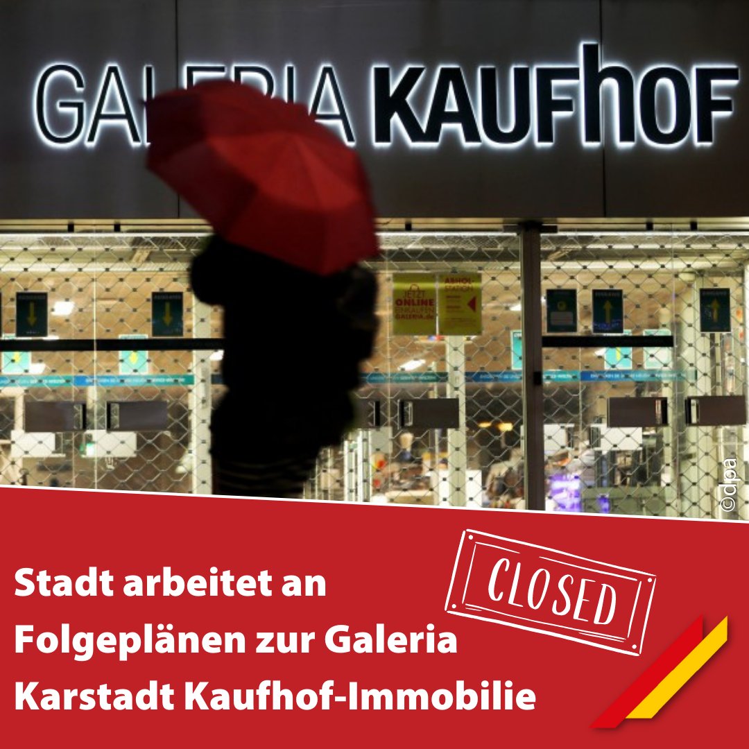 Stadt arbeitet an Folgeplänen zur #GaleriaKarstadtKaufhof Immobilie I Hausverwalter RME zeigt Interesse an gemeinsamer Weiterentwicklung des Standortes in exponierter Citylage. Mehr dazu: moenchengladbach.de/de/aktuell-akt…