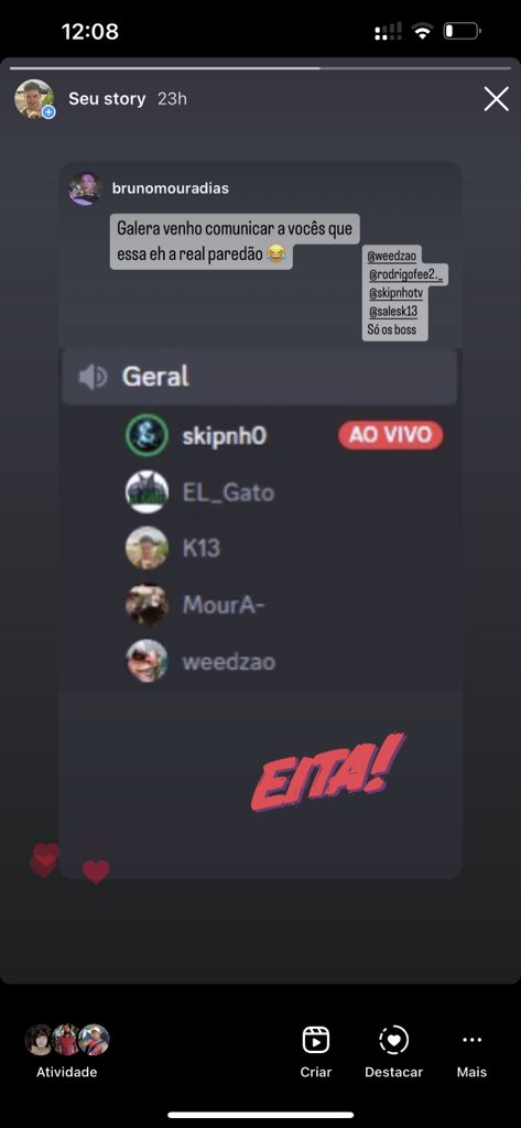 Nova paredão montada e pronta pro jogo 1 jogo as 13H  😱👍🏻