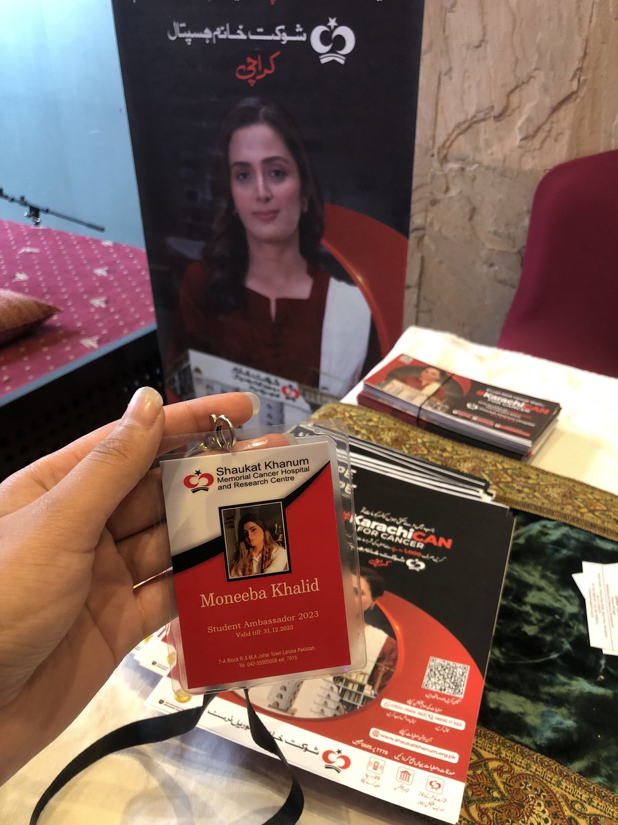 KhalidMoneeba's tweet photo. Just volunteered as an ambassador for @SKMCH at an exhibition to empower women &amp; flood affectees. My focus was to raise awareness about cancer prevention &amp; raise funds for the construction of Shaukat Khanum Hospital in KHI. Thankyou @NomadGalleryPak for providing the opportunity! https://t.co/PXU4KYZsea