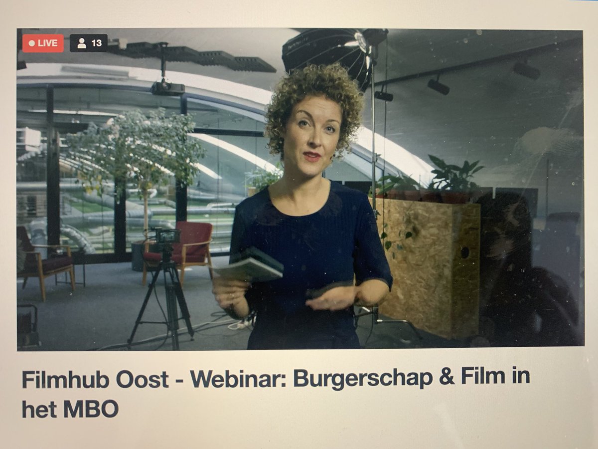 Webinar Burgerschap en film in het mbo van Filmhub Oost met <a href="/NeeltjevanCamp/">neeltje van camp</a>