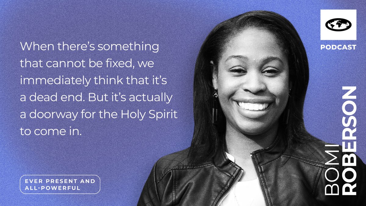Don’t stop and say, “this is all my life will ever be.” Bomi Roberson, Women’s Ministry Director at King’s Park International Church in the US, preaches on surrendering idolatry and unbelief to the Lord to see miracles break through strongholds.

everynation.org/enpodcast