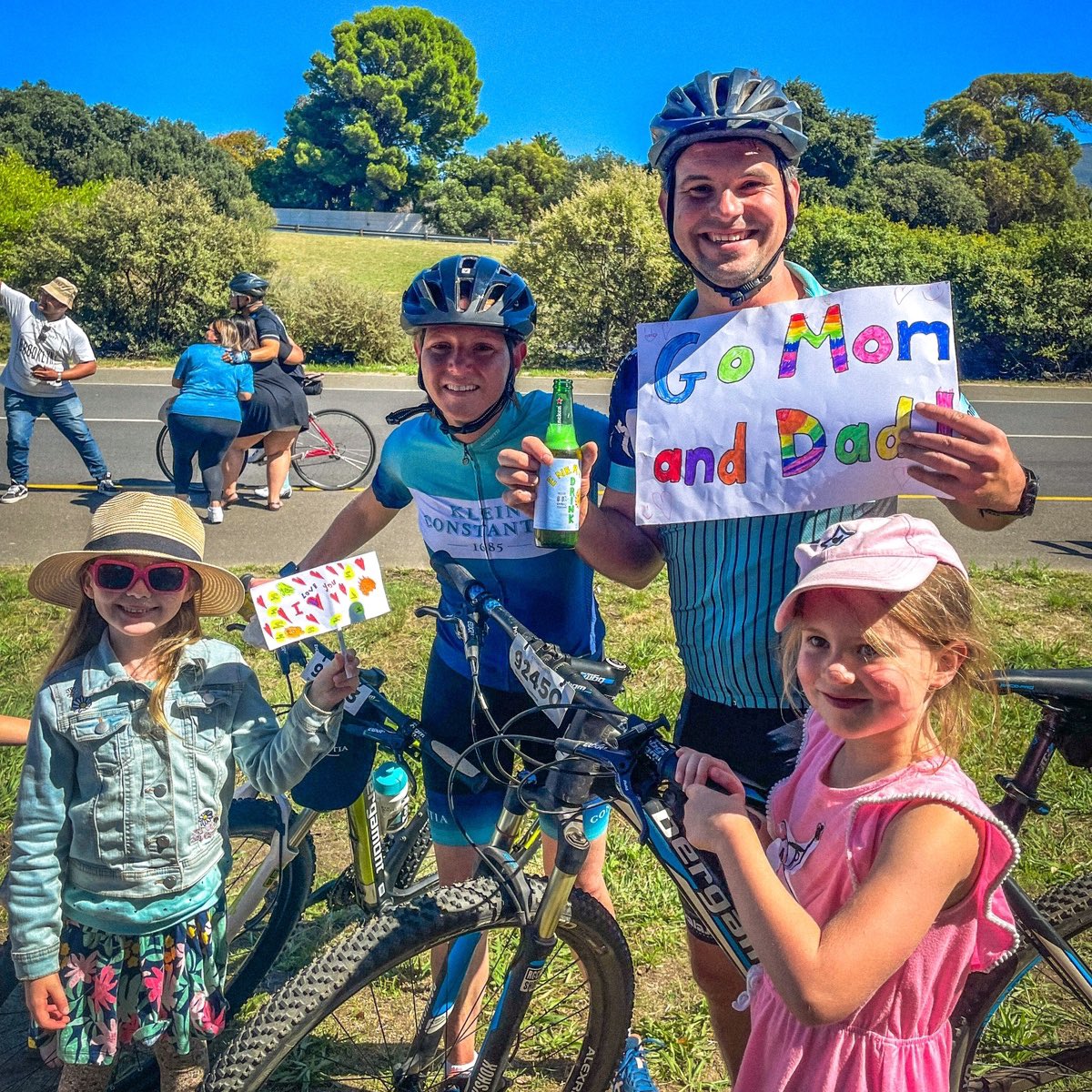 KleinConstantia's tweet photo. What a day we had! Thanks to @ctcycletour for putting on a spectacular show this year, to the Cape peninsula for dazzling us with her beauty & to everyone who took the time to #TastetheReward & #RidewithKC. Stay tuned as we announce the winner from our expo competition this week. https://t.co/NmUgOFe8uP