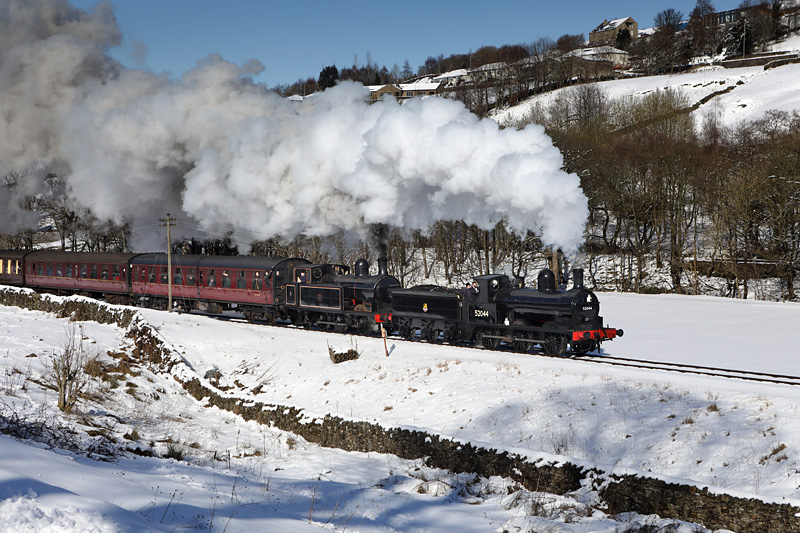 HaworthVillage's tweet image. Train shots from the KWVR Steam Weekend