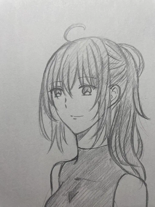 髪伸びたぐだ子…ある医師の髪型してると嬉しい 