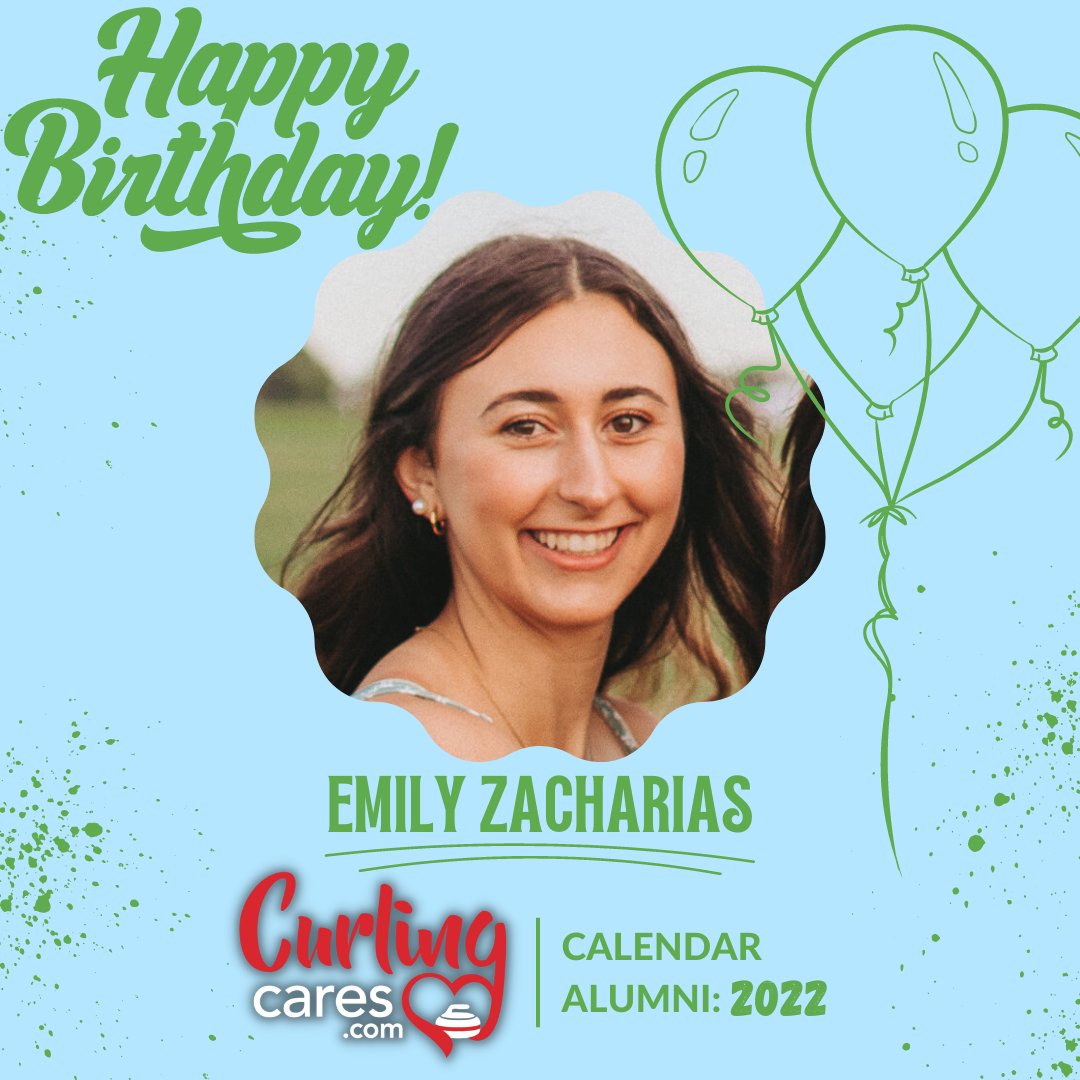 Happy birthday to STOH finalist and world junior champion <a href="/EmilyZacharias4/">Emily Zacharias</a>, a #CurlingCares calendar alumni!
#EmilyCares #Curling CurlingCares.com