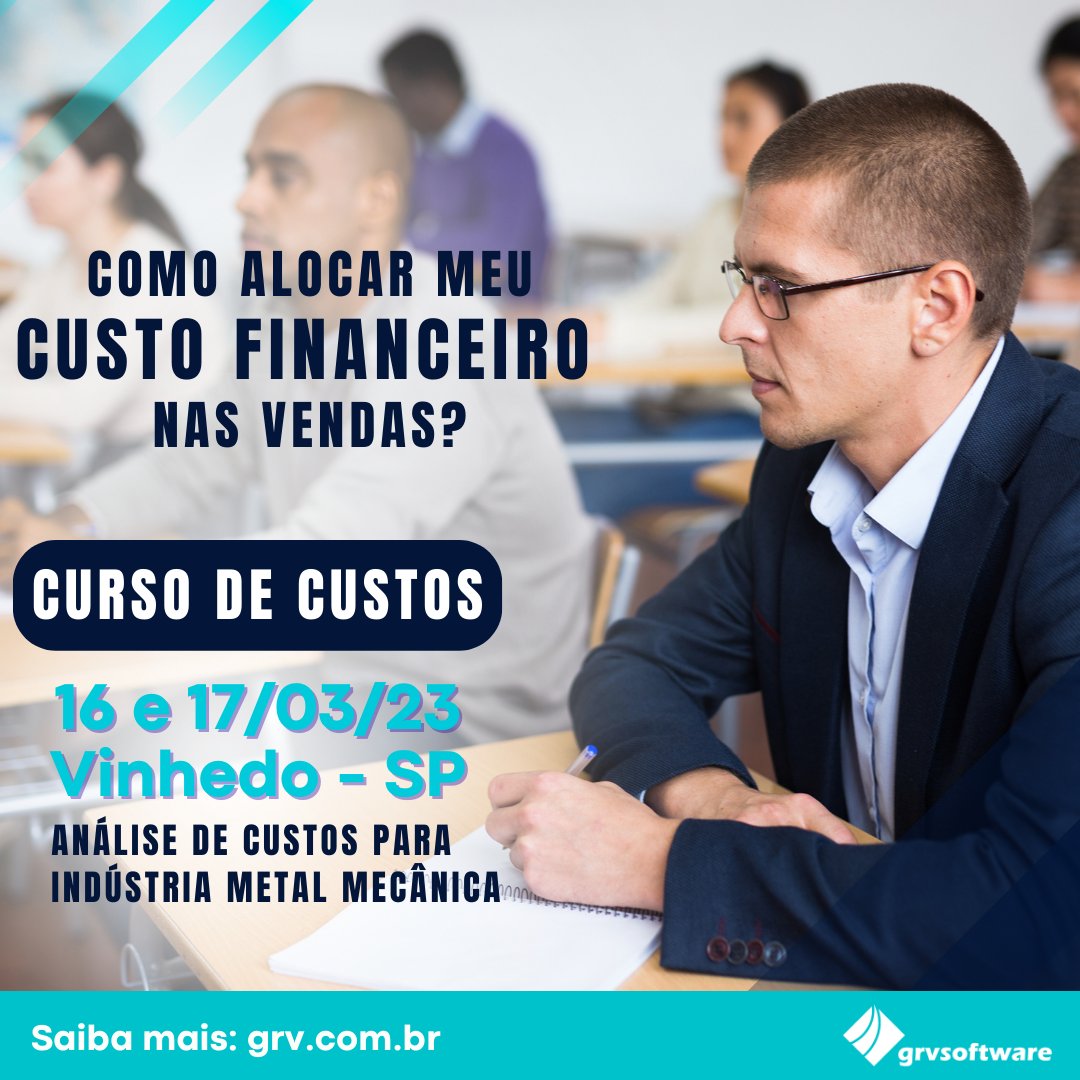 grvsoftware's tweet image. 📢VAGAS LIMITADAS
📊CURSO DE ANÁLISE DE CUSTOS E FORMAÇÃO DE PREÇO DE VENDA.

Saiba mais: bit.ly/curso-de-custo…

#grv #grvsoftware #software #industria #tecnologia #cursodecustos #custosindustriais