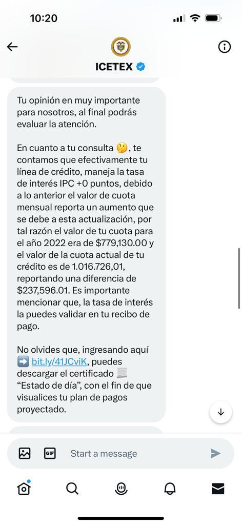 migumand's tweet photo. @ICETEX @MauroToroO La respuesta: https://t.co/OCUhsdZhZU