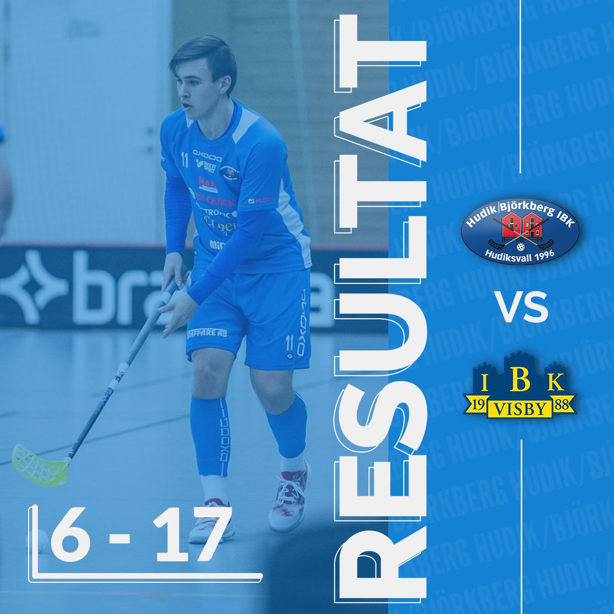 Hudikbjorkberg's tweet photo. Förlust i sista seriematchen för säsongen! 

Vi vill passa på att tacka alla som följt och stöttat oss under säsongen! 

Dock återstår det en match, en länsfinal där Gävle kommer på besök. Matchen spelas måndag, 20 Mars, 19:30!

#färgenärblå
💙 https://t.co/uuqBW0IM4Y