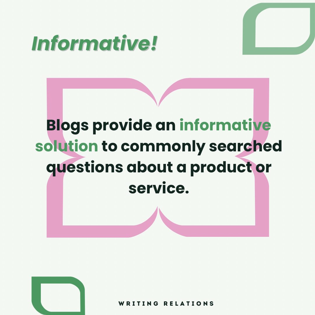 WritingRelation's tweet photo. Sustain your digital presence with blogs! 🍃

WR crafts researched based blogs across all industries to transform your platform into an active resource for customers.  

Plant A Seed &amp; Watch Your Brand Bloom. 

#blog #digitalmarketing #consciouscopy #copywriting #plantaseed https://t.co/Jzvoxt7Y0y