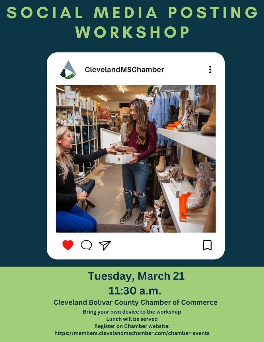 Join us for our next workshop for members! Register &amp; learn more at members.clevelandmschamber.com/chamber-events