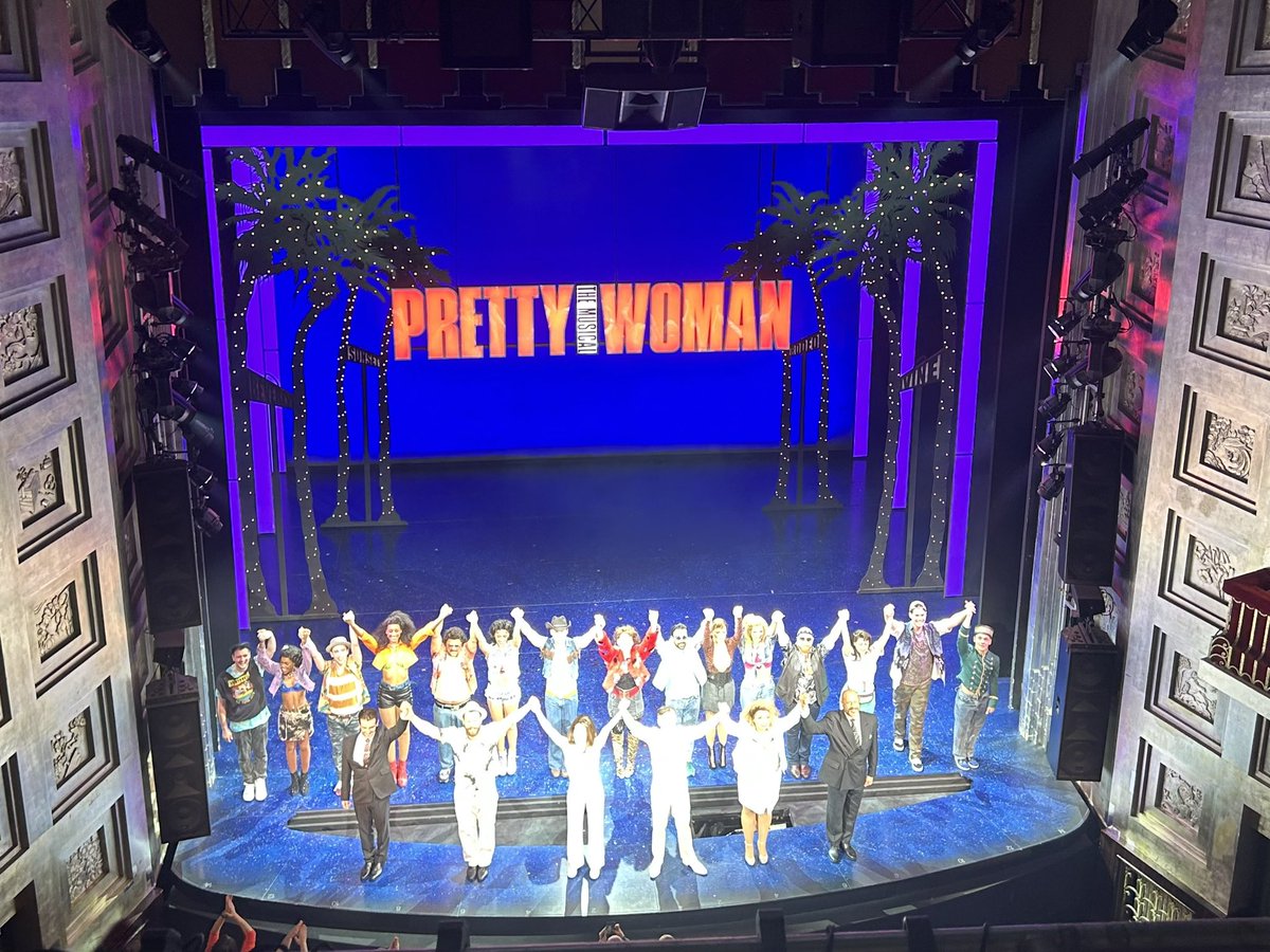 Still on a high from yesterday! What can I say @prettywomanuk is fab! What a joy this show is 🥰. The cast just fantastic @Aimieatkinson @JJAddison as Vivian & Edward superstars 🤩@courtneyebowman @AndyBarke just loved them! All the voices wow stunning #PrettyWomanTheMusical