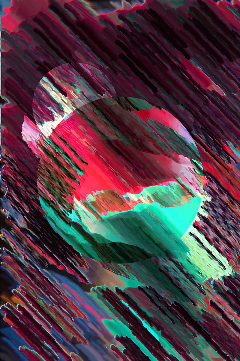 eerietheery's tweet image. &quot;Katabatic Static&quot; @eerietheery
#glitchart #databending #photoshop #distortwave