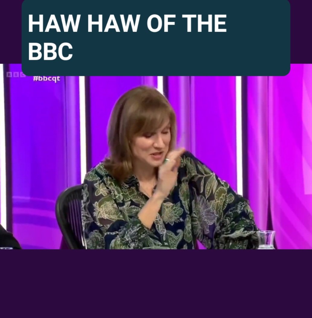 @hewitson10 #FionaBruce so full of herself wife beating mitigator @RefugeCharity @StanleyPJohnson @bbcquestiontime Bruce's position completely UNTENABLE #SackBruce
P.s what's happened to #ConservativePost ?