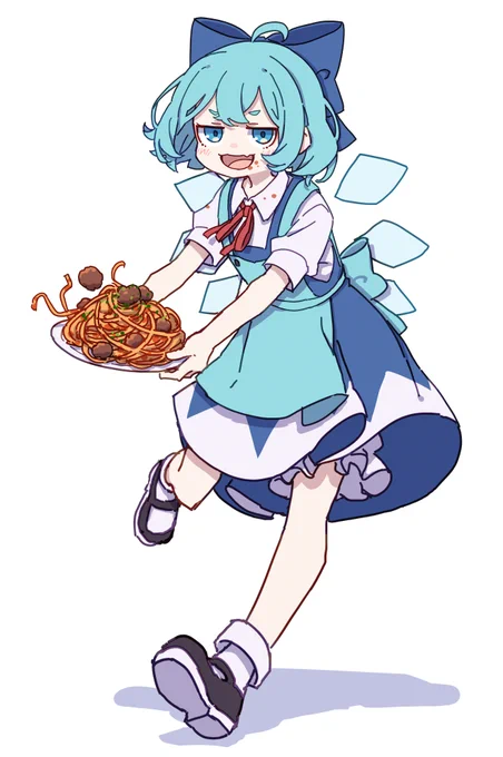 #深夜の真剣お絵描き60分一本勝負 チルノ 