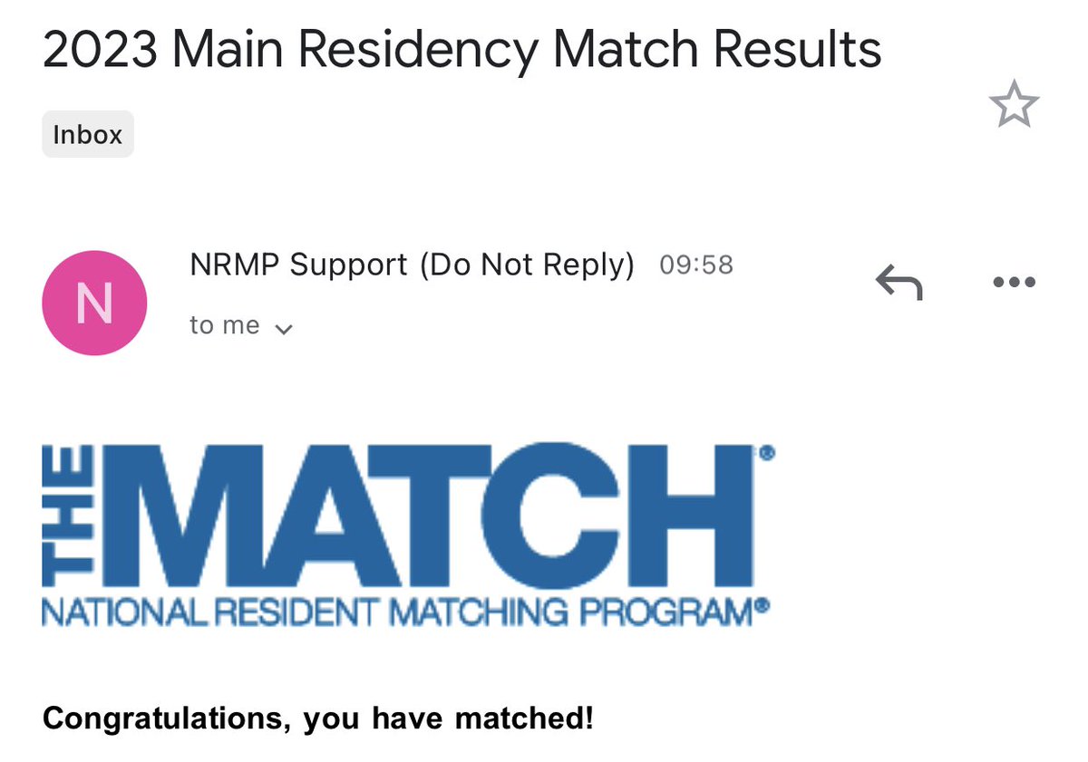 Endlessly grateful for the incredible opportunity I’ve been given, so excited to be a surgeon! 💙 I could not have done this without the support of my amazing family, mentors, and peers - it takes a village, and I could not be happier! #Match2023 #LatinxSurgeons @LatinoSurgery