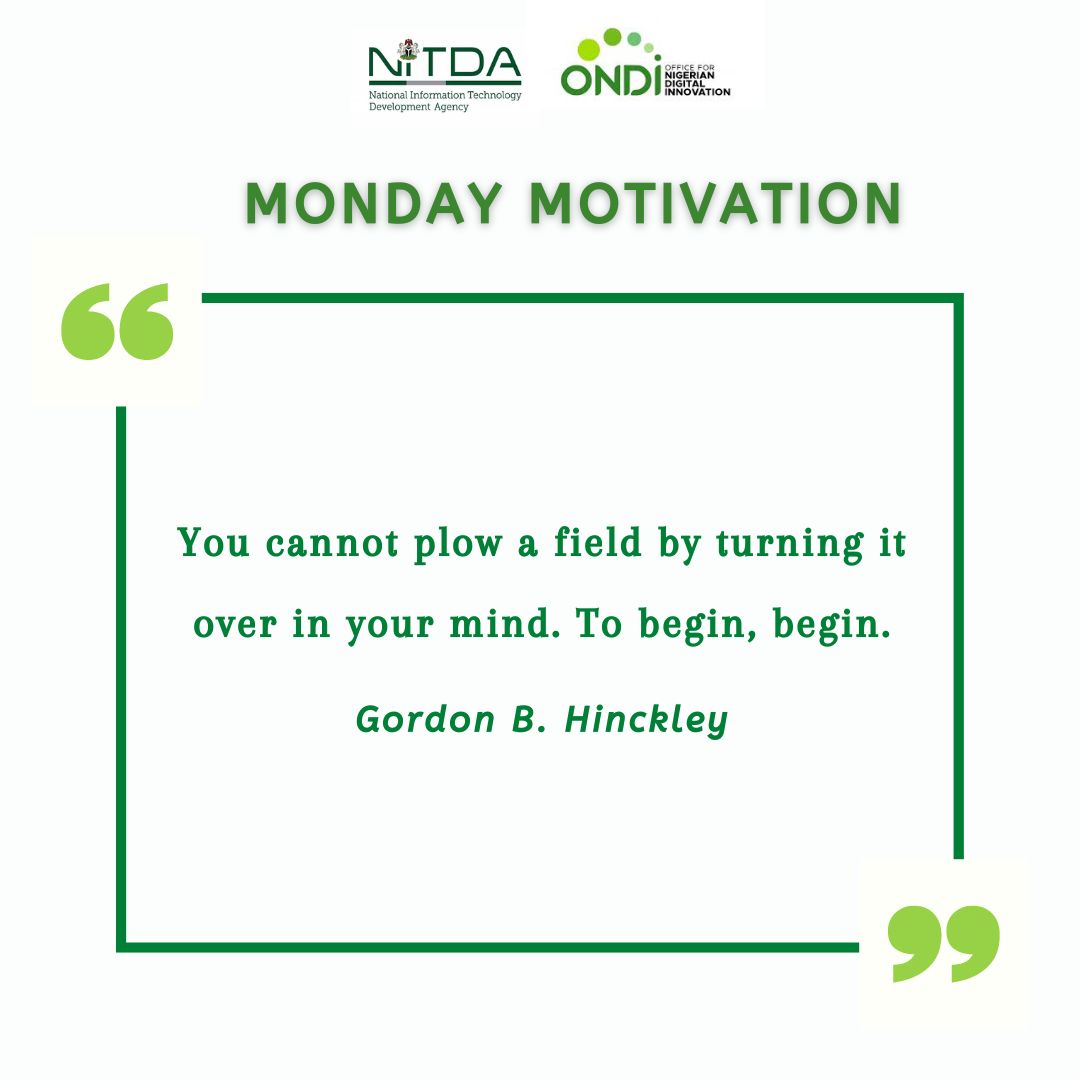 ONDINigeria's tweet photo. Good morning and have a pleasant week ahead
#NewWeek
#MondayMotivation
#LivingWisely&Intentionally
#HealthyLiving
#QuoteForTheWeek
#ONDINigeria https://t.co/TRO04ERwSh
