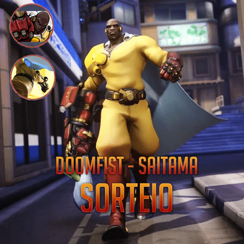 Banana_JNR's tweet photo. 🚨OVERWATCH 2 SORTEIO  DOOMFIST-SAITAMA🚨

A @OverwatchBrasil  notou a gente e disponibilizou a skin do doomfist para vocês <3 

💞REGRAS PARA PARTICIPAR..  

✅Me seguir no Twitter (@Banana_JNR );
✅RT &amp; LIKE neste post;
✅Marcar seu duo ou amigo;

Data do sorteio 17/03 https://t.co/zMWt31D9Ww