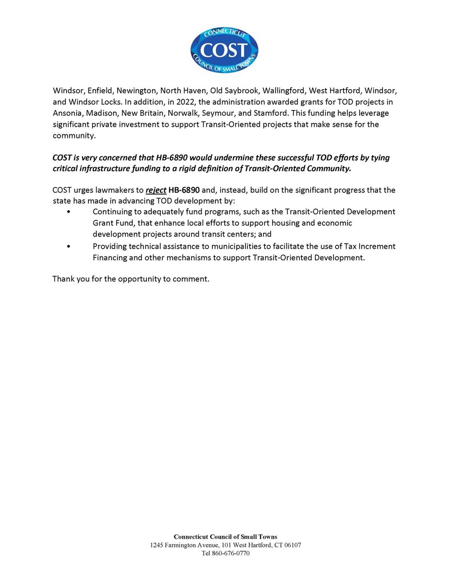 Ct169S's tweet photo. SIGN UP TO TESTIFY AGAINST HB6890!  
Testimony by Betsy Gara, @CT_COST against BAD BILL HB 6890, Deseg's WORK LIVE RIDE. #localzoning https://t.co/FoyC2XjIMb
