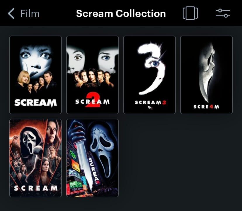letterboxd's tweet image. Time to show us your updated #Scream franchise ranking