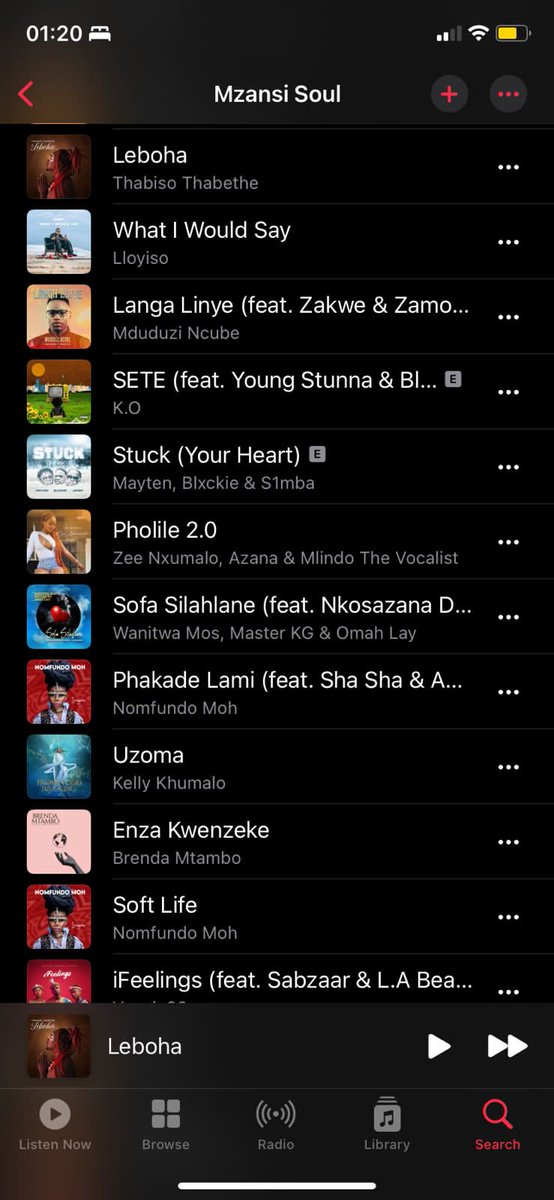 africanalientt's tweet photo. Thanks to @AppleMusic for putting my new single #Leboha ๐๐ญ๐ฅ on 2 playlists, kea Leboha https://t.co/JcWniRDf6K