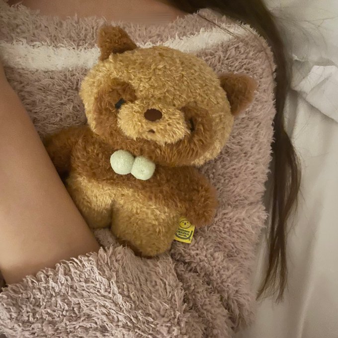 今日も一日お疲れ様でした🌙  ayaちゃんの腕の中で眠ります^.ˬ.^♡ https://t.co/Po0yirmqru