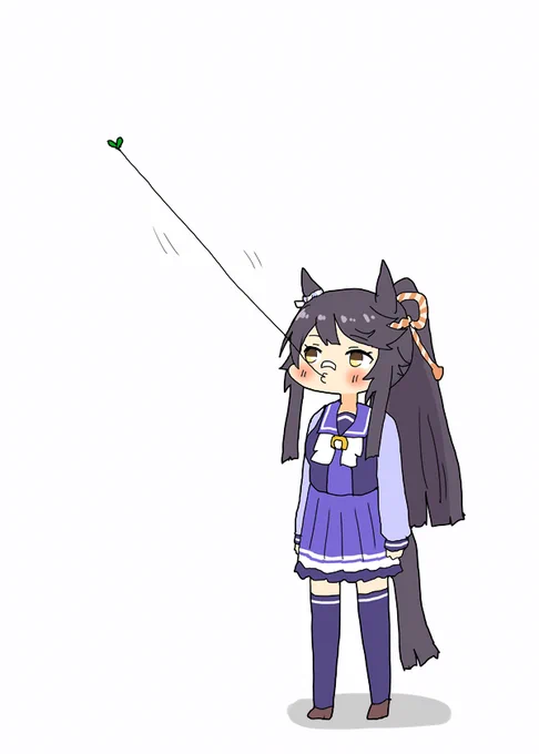 長い葉っぱ見つけたブライアン#ウマ娘 #ウマ娘プリティーダービー 