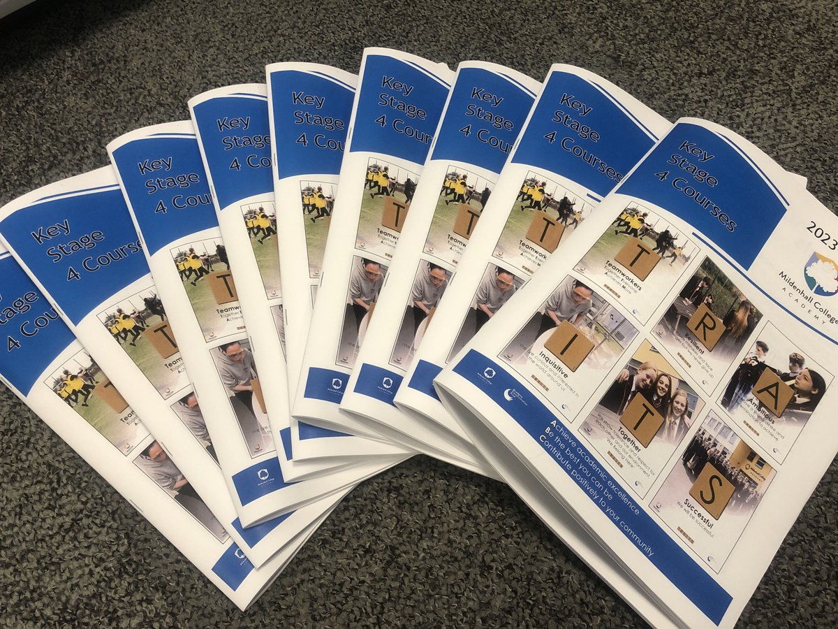 MilCollege's tweet photo. Prepping for our Year 9 KS4 Choices evening tomorrow... #Choices #KS4 #TransformingLives https://t.co/eB7Jzpb204