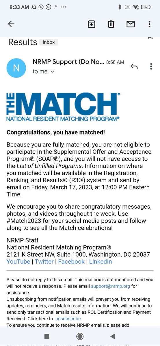 Officialy MD in the United States of America!!!!  😭😭😭😭

God is good!!! 

Thank you Lord for the miracle 🙏🙏
#match2023 #img