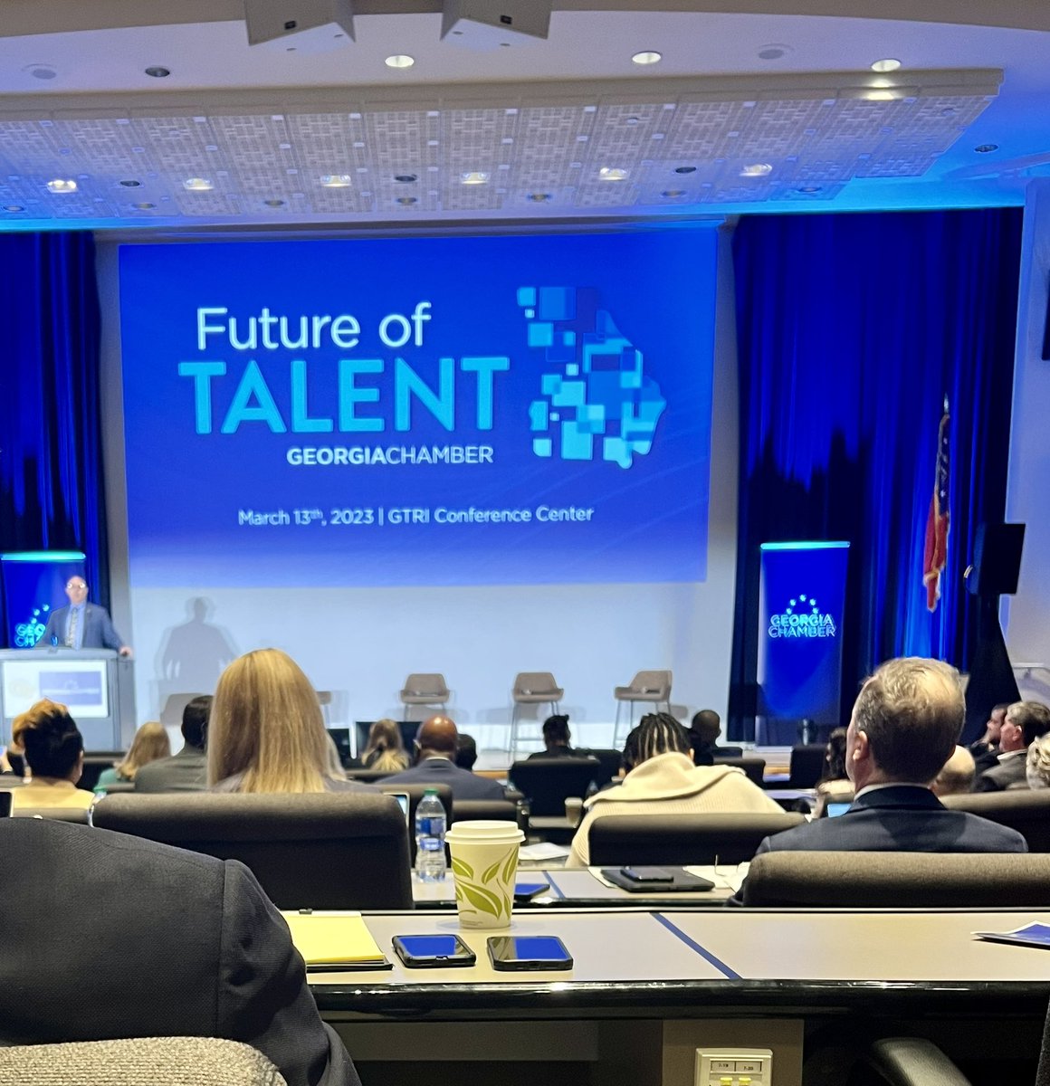 BarrowWBL's tweet photo. Lots of great information this morning at Georgia Chamber’s Future of Talent Conference! Great data driven topics. @GeorgiaCTAE @georgiadeptofed https://t.co/IpMPy2sHAr