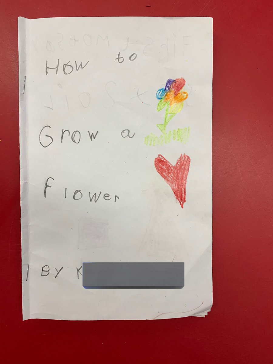 TeachJenFischer's tweet photo. “How To” Writing! Kindergartners are amazing authors and illustrators! #FTSFireballs https://t.co/0N1dTNISYj