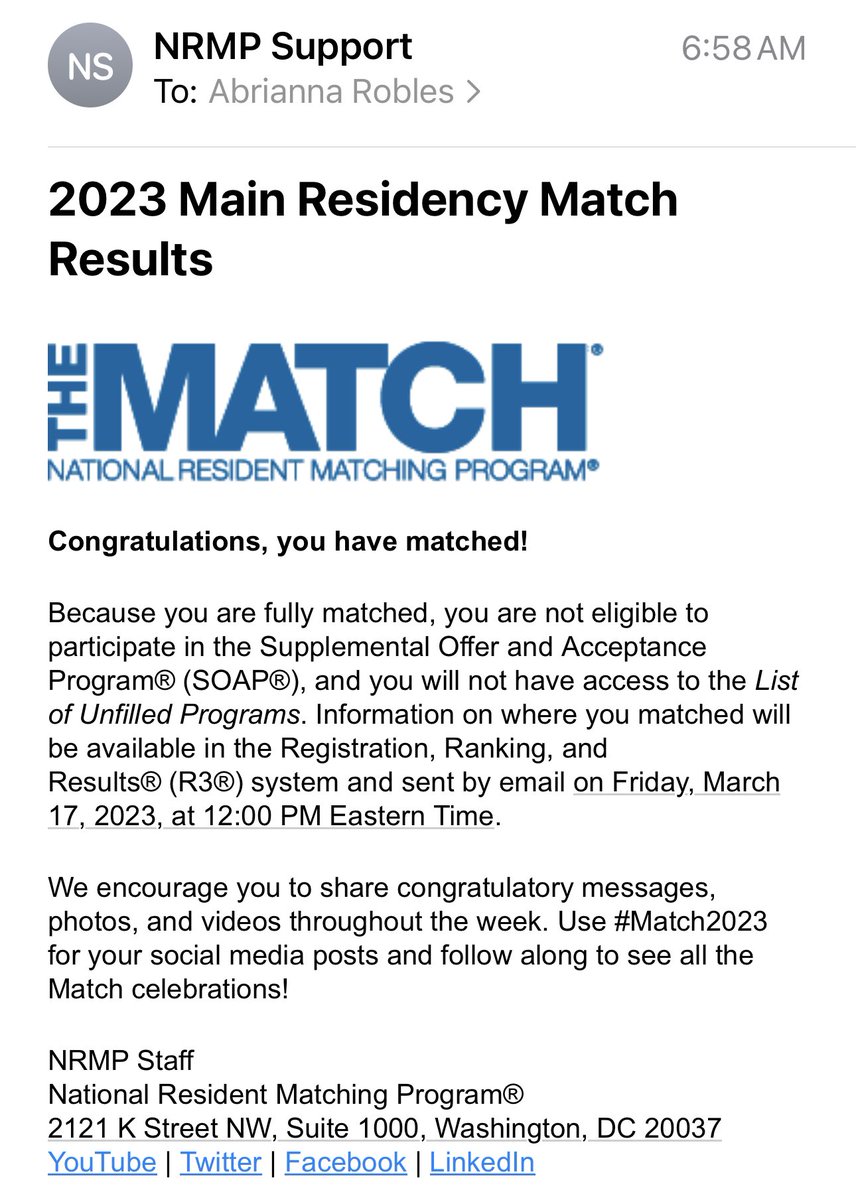 I’M GOING TO BE AN ORTHOPAEDIC SURGEON!!!!!! 🥹♥️😭🦴🛠️🤩🥳 4 more days until I find out where!!!! #Match2023 #orthotwitter #orthopaedicsurgery #MedTwitter