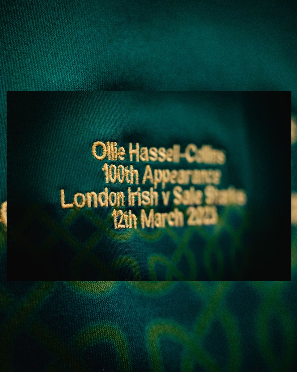 OHC x 100 ☘️ @OHassellcollins London Irish born & bred