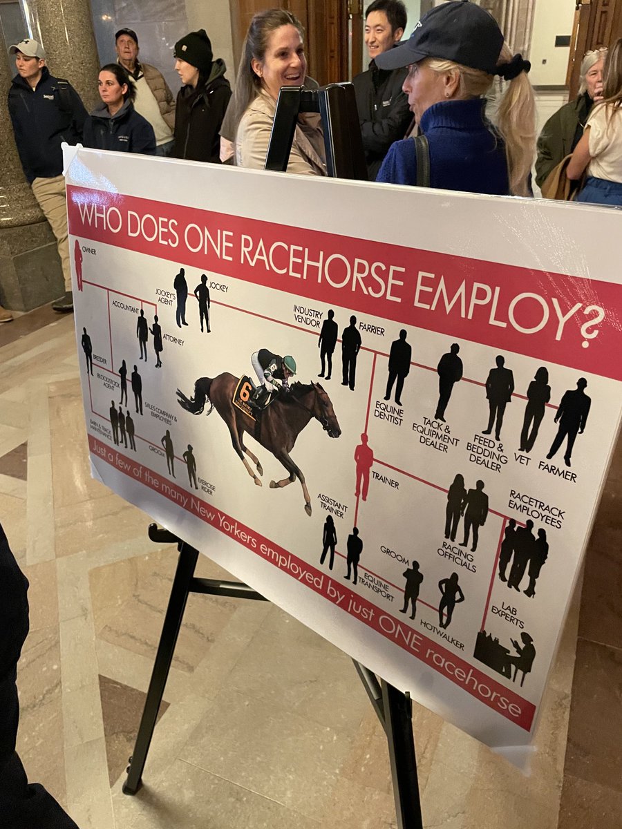 Lobbying on behalf of the horse industry. A great effort!