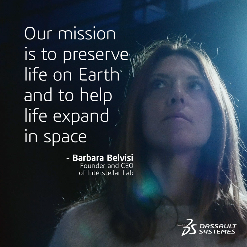 Dassault3DS's tweet photo. Discover the fascinating story of Interstellar Lab and the potential for life beyond Earth.