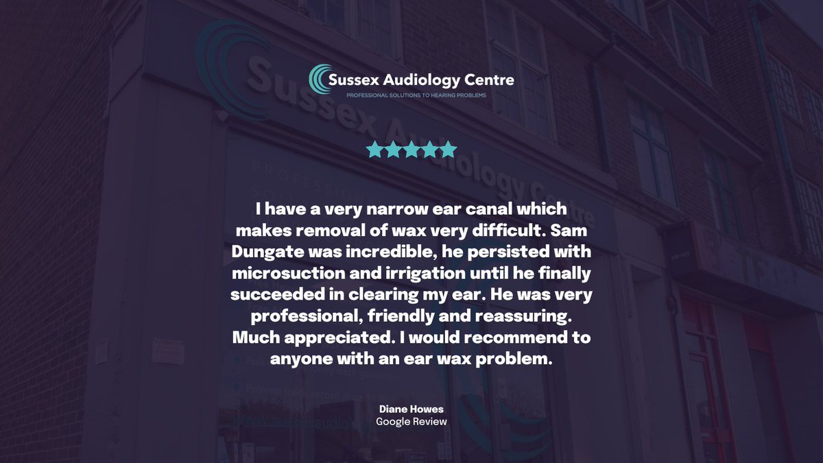 Everyone's ears are different, but we do everything we can to help all of our patients. 

👉 Read more about our Earwax Removal service and book online: sussexaudiologycentre.co.uk/ear-wax-remova… 

#EarwaxRemoval