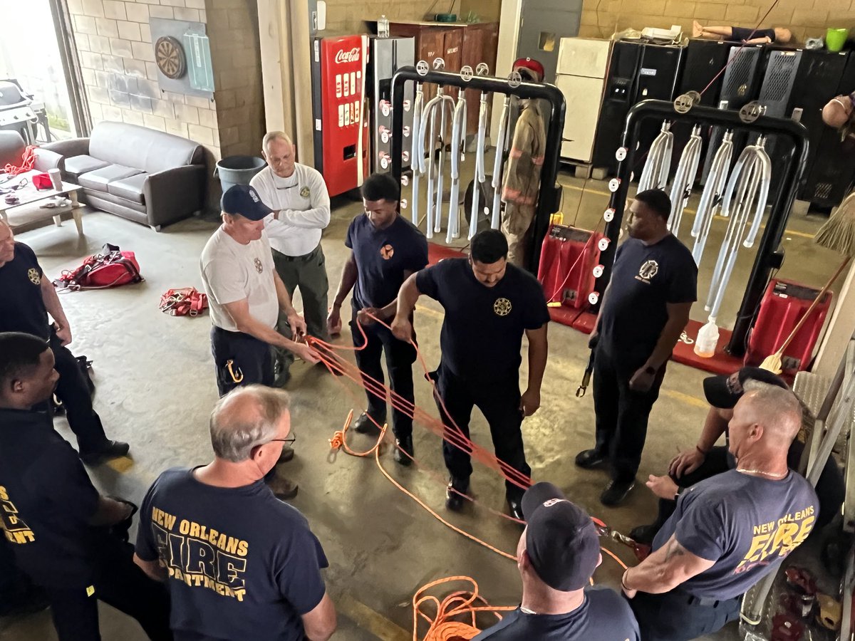 NOFD on Twitter "03/13/2023. Training from RNR Rescue on all new rope
