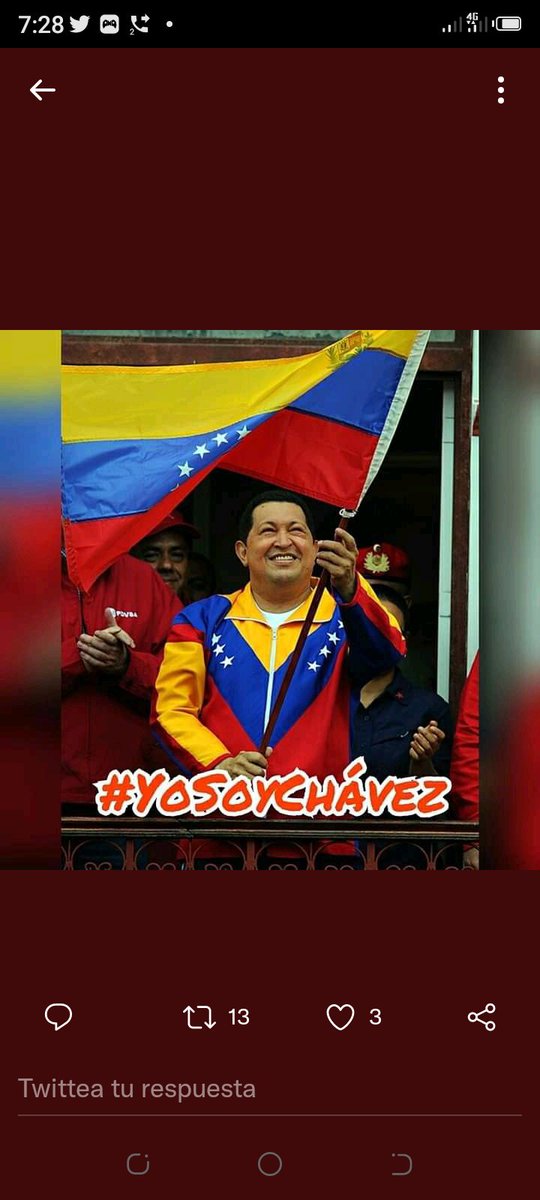 #13Mar| 🇻🇪📢 ¡ETIQUETA DEL DÍA! ▶️

#ChávezDelMundo 

¡Invencible!
@nanunsc2 <a href="/Nancy_pinto1/">nancy</a> <a href="/ArelisSnchez18/">✨ Arelis Sánchez ✨</a> @Marinerito16 <a href="/ahora_dulcita/">YoDulcita🍰🥰🌹</a> <a href="/dhernandezlarez/">GJ. Domingo Hernández Lárez</a> <a href="/ShavelaHermosa/">♥️⋆ 𝓒𝓱𝓪𝓿𝓮𝓵𝓪 𝓐𝓷𝓭𝓻𝓮𝓲𝓷𝓪 ⋆ ♥️</a> <a href="/Johany_Vzla/">Johany 🥳🥳</a> <a href="/yesenialeons/">jeneska leon</a> <a href="/winderguerra1/">winder guerra</a>