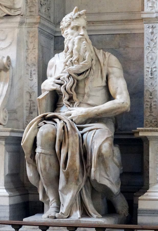 prometheus_page's tweet photo. 'The Moses' is a marble sculpture completed by Michelangelo in 1513. An anecdote is told that Michelangelo, contemplating it after its completion was himself amazed by the realism of its form, exclaimed: 'Why don't you speak?' by hitting his knee with a hammer.
#Art #Michelangelo https://t.co/CTIMM95I7s