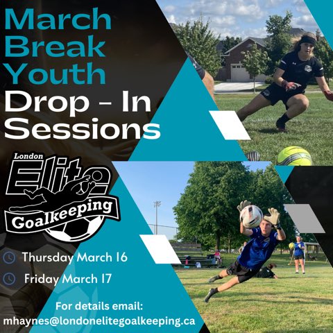 LondonEliteGK's tweet photo. March Break Drop-In Sessions🧤
Still room to register for our youth sessions later this week.
Contact us today to reserve your spot.
#LEGK #LEgoalkeeping #LondonEliteGK #gktraining #gkunion #gkgloves #aviatasports #ldnont #gkdevelopment #marchbreak https://t.co/7FDCC3EUsQ