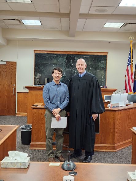 Welcome to our newest CASA volunteers - Lanny, Abby, Erica, Jess, Cassy, Brady, Sean and Gawain. Thanks to Judge Heideman for swearing everyone in!