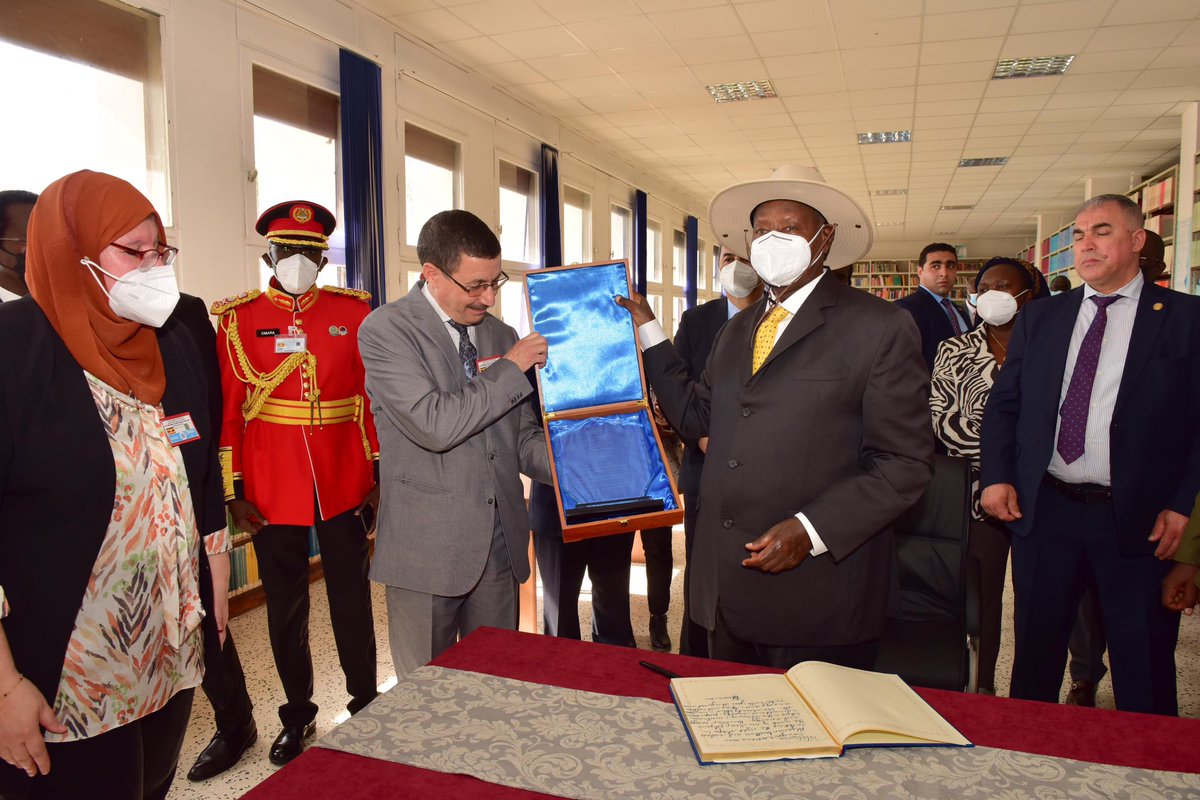 KagutaMuseveni's tweet photo. Uganda already has a nuclear energy unit and we shall collaborate with  the Nuclear Research Centre here to agree on specific areas of cooperation. https://t.co/LmQITKn1q9