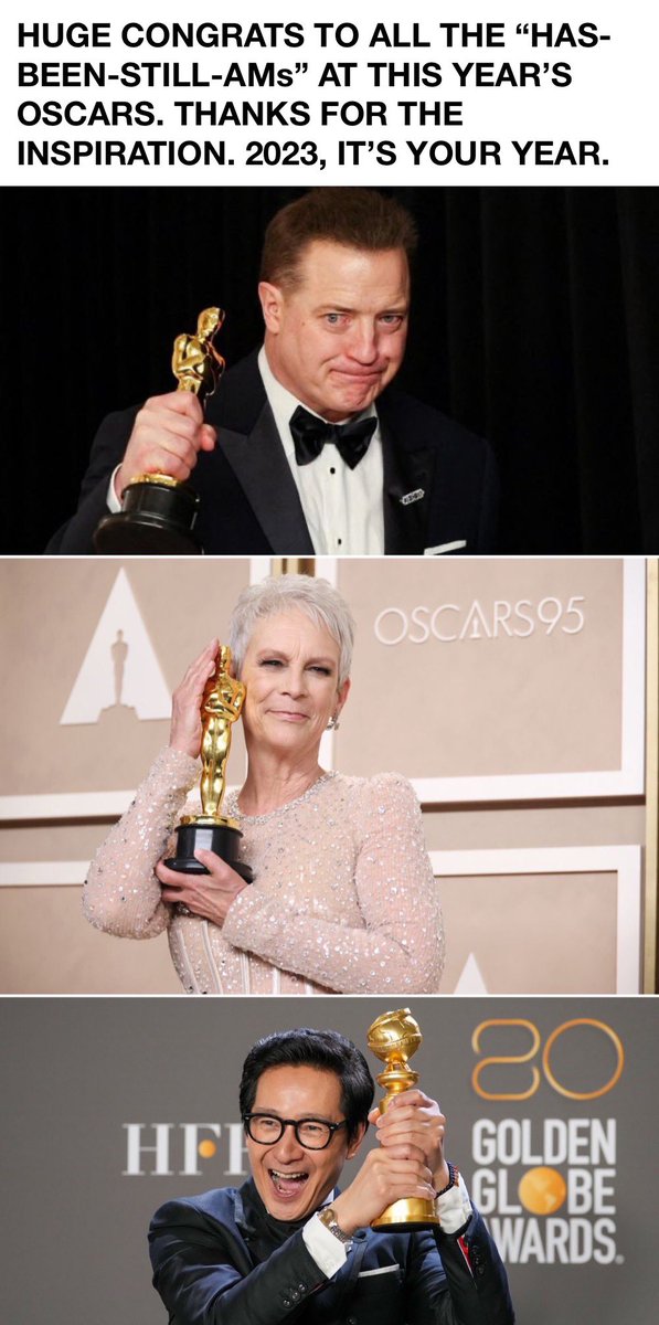 I don’t usually make much of award shows but…
#Oscar #Oscar2023