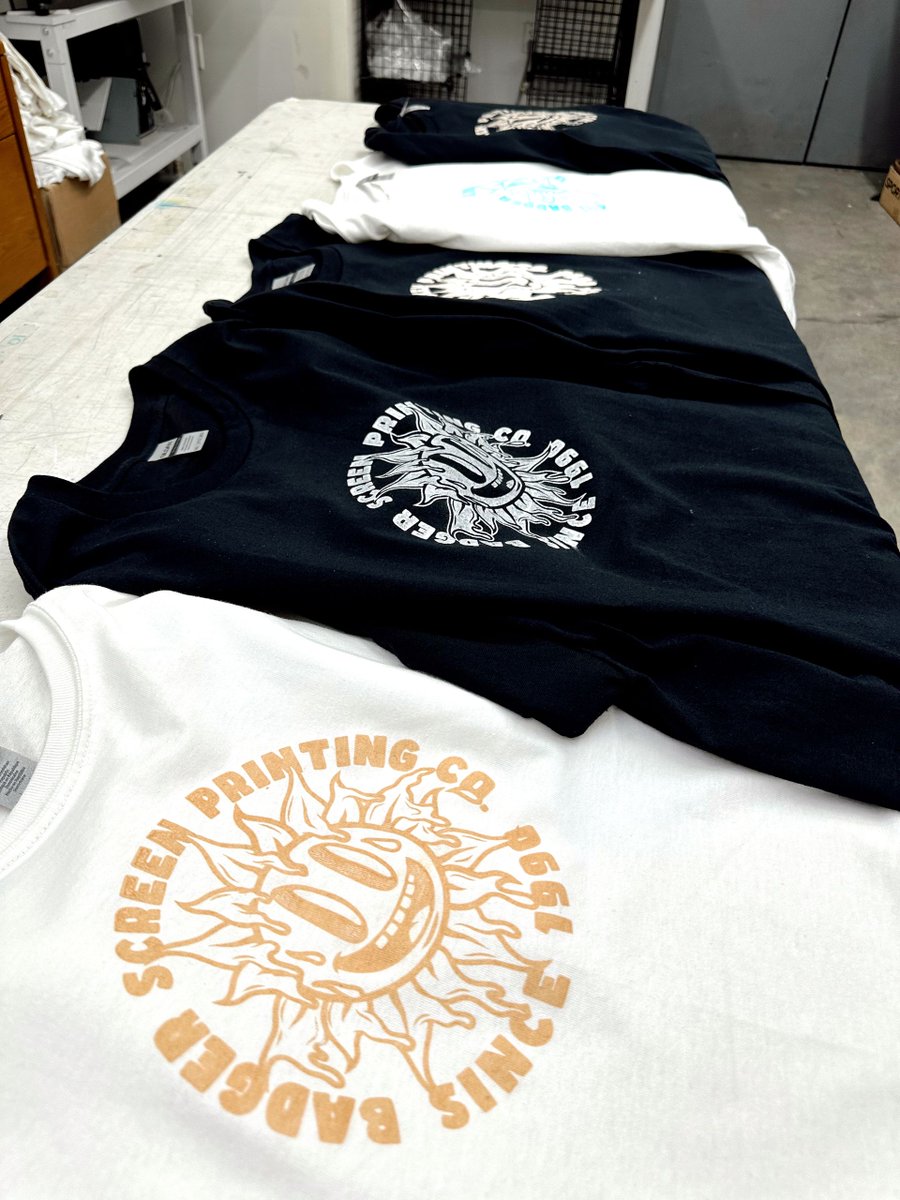Have you seen our new video? Go check out how we printed all of these shirts and let us know what you want to see next!

#badgersp #screenprinting #silkscreen #screenprinter #screenprinted #screenprint #printlife #printshop #printmaker #screenprintinglife