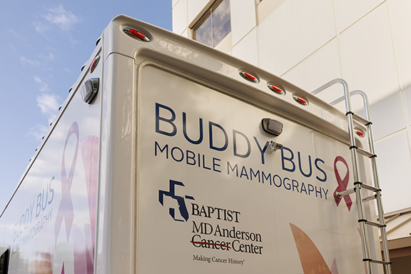 fssfamilies's tweet photo. The #BuddyBus is coming to the #CenterofHope! We're teaming up with @BaptistHealthJx to bring mammograms directly to those who need them. Save your place on Tuesday, March 28, from noon-4 p.m. at 1093 W 6th St. in #Jacksonville: https://t.co/qzZV44n00e 
#beatcancer #dtjax https://t.co/BEYVOSd7qJ