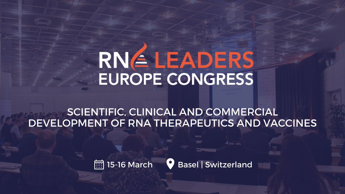 This week we’re headed to Basel, Switzerland to join with more than 450 of the world’s #RNA leaders at the RNA Leaders Europe Congress. Looking forward to meeting with RNA experts and sharing our unique approach to RNA modulating therapeutics! Learn more: lsxleaders.com/rna-leaders-wo…